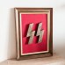 3D Waffen SS symbol Framed Wall Art Decor - 590