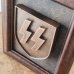 SS Schutzstaffel Framed Desk Ornament 3D SS Symbol - 231