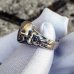 Death Head Nazi Ring Skull and Crossbones German Ring