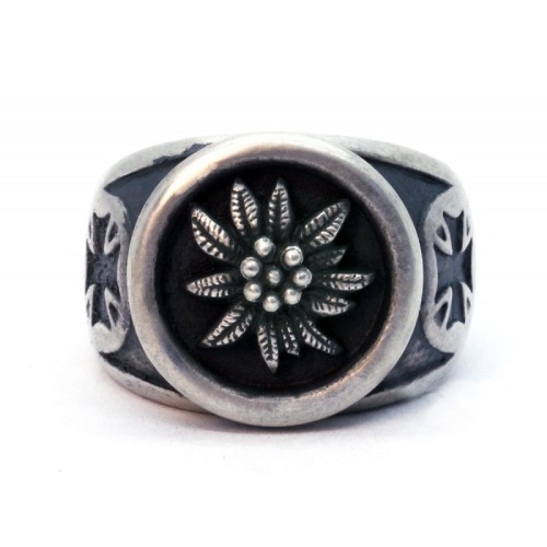 Edelweiss Ring Waffen SS Alpen Division Ring Gebirgsjager