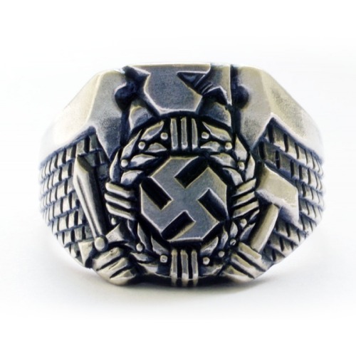 Hitler Youth Leaders Ring Swastika Nazi Ring
