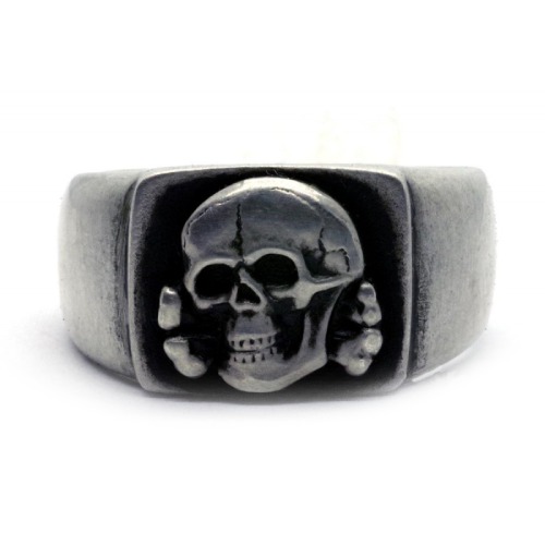 Nazi SS Totenkopf Death Head Ring