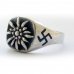 WWII Alpen Division Ring Edelweiss Ring