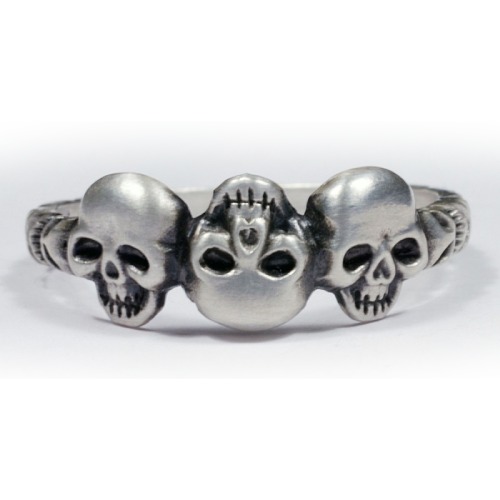 WWII German Ring Skull Ring