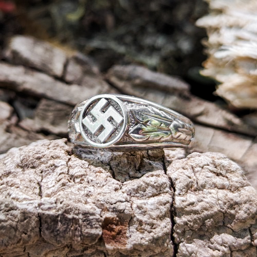 NSDAP Party Ring German Nazi Ring Swastika
