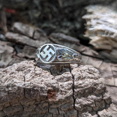 NSDAP Party Ring German Nazi Ring Swastika