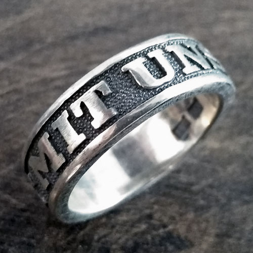 Third Reich Ring Gott Mit Uns Nazi Ring replica