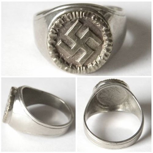 Nazi Ring NSDAP Swastika Ring - classic