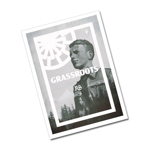Nazi Propaganda Artwork Greeting Card Postcard - Grassroots NS