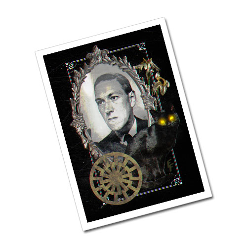 Nazi Propaganda Artwork Greeting Card Postcard - H. P. Lovecraft