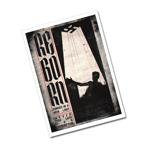 Nazi Propaganda Artwork Greeting Card Postcard - Reborn