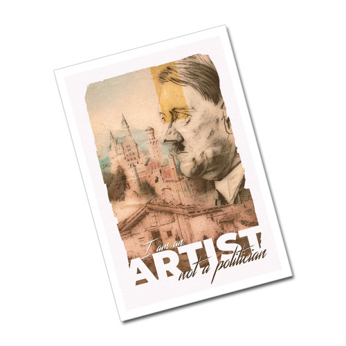 Nazi Propaganda Artwork Greeting Card Postcard - The Artist