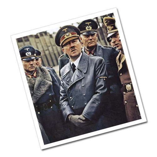 World War II German Leaders Greeting Card Postcard