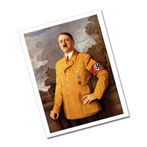 Portrait of Adolf Hitler Heinrich Knirr „Führerbildnis“ (1937) Greeting Card Postcard