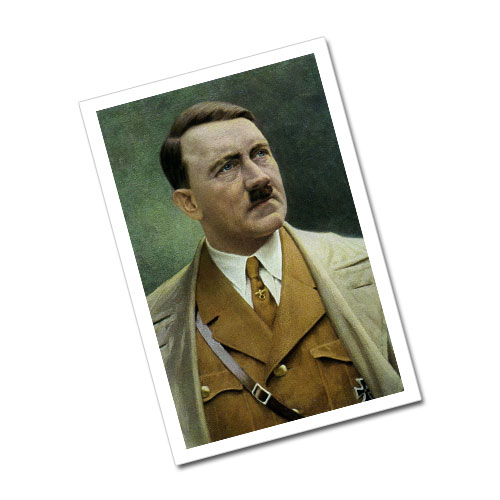 Portrait Of Adolf Hitler Greeting Card Postcard - ah08