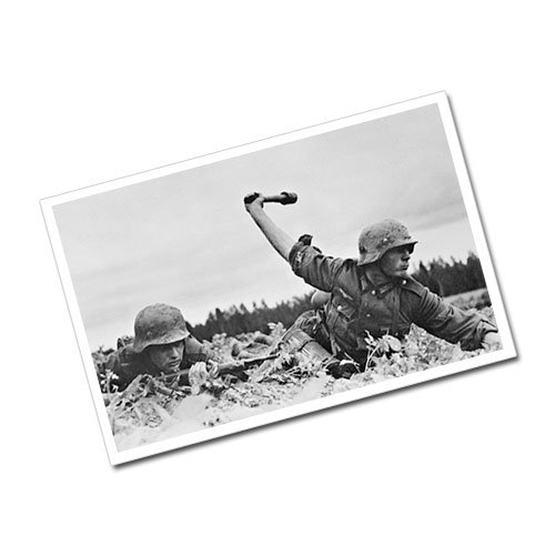 German Troops in Russia 1941 Postcard