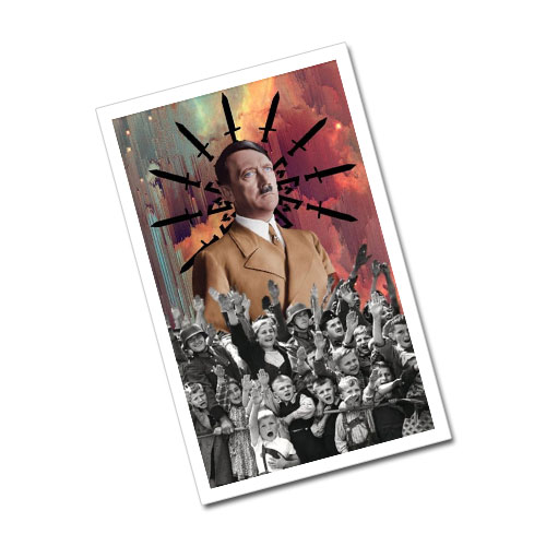 Adolf Hitler Third Reich Theme Greeting Card Postcard