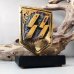 Waffen SS Schutzstaffel Shield Statuette Desk Ornament Bronze 12cm