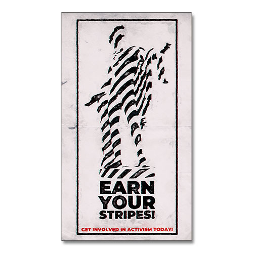 Nazi Propaganda Artwork Canvas Print - Earn Your Stripes