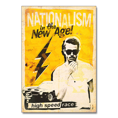 Nazi Propaganda Artwork Canvas Print - The New Age