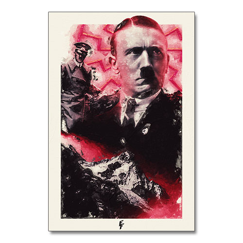 Nazi Propaganda Artwork Canvas Print The Unwavering