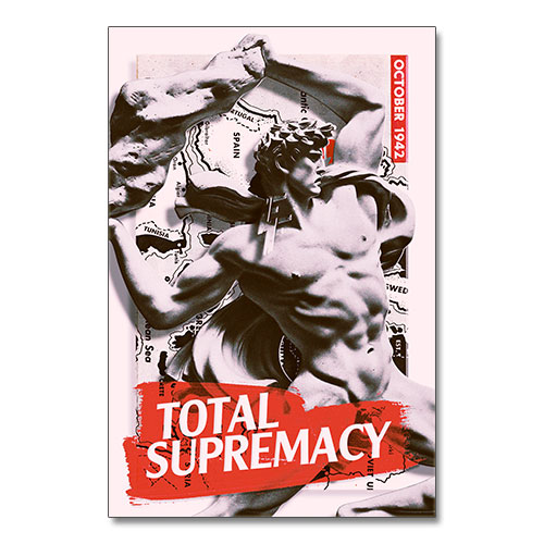 Nazi Propaganda Artwork Canvas Print - Total Supremacy