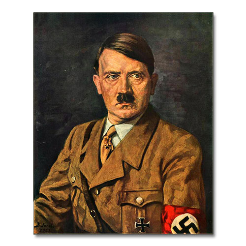Canvas Print Portrait of Adolf Hitler - ah05
