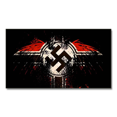 Canvas Print Swastika Third Reich Theme Stylized Canvas