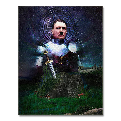 Third Reich Theme Canvas Print Adolf Hitler - The Knight