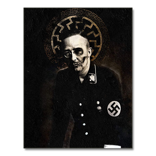 Third Reich Theme Canvas Print Heinrich Himmler Black Sun