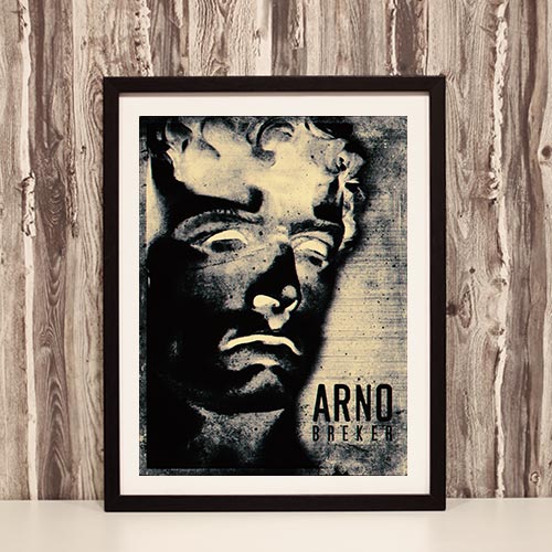 Nazi Propaganda Artwork Framed Poster - A Tribute To Arno Breker