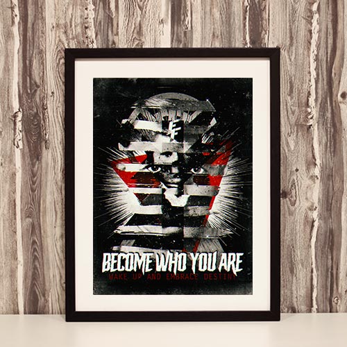 Nazi Propaganda Artwork Framed Poster - Become Who You Are