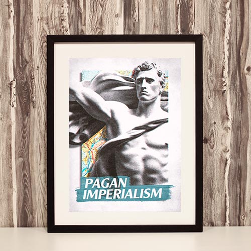 Nazi Propaganda Artwork Framed Poster - Pagan Imperialism