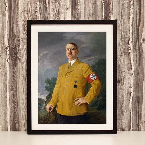 Portrait of Adolf Hitler Heinrich Knirr „Führerbildnis“ (1937) later copy Framed Poster