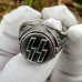 Waffen SS Ring Imperial Eagle and Sig Runes Third Reich Nazi Ring