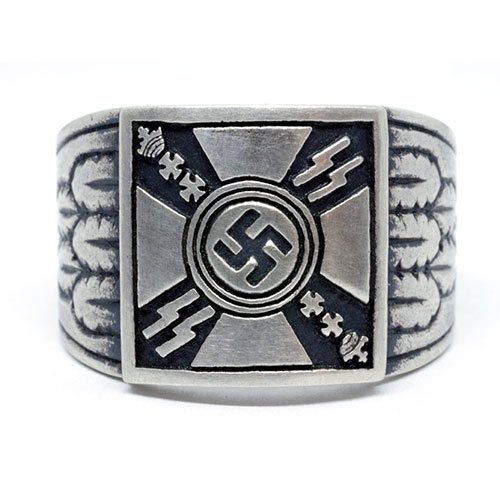 Waffen SS Ring Totenkopf Division SS Heimwehr Danzig Ring replica